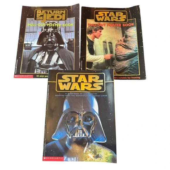 Scholastic Star Wars Pull Out Poster Book Collection - Picture 2 of 5